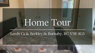 Home Tour (Garden Level Suite) | Leeds Ct & Berkley St Burnaby, BC | First Stay Realty Inc.