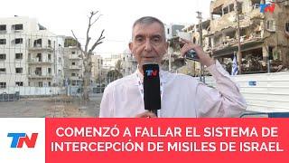 TN EN ISRAEL I Nelson Castro dijo que empezó a fallar el sistema israelí de intercepción de misiles