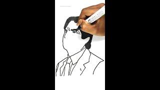 Sketch of Ratan Tata Face