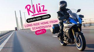 R1Liz - Long Ride Home from Scandinavia Part 1 - Suzuki GSX-S1000GX