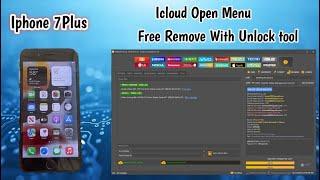 iPhone 7Plus iCloud Open Menu Remove With Unlock tool Free