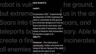 WR Leaks — New robots, LP and drone