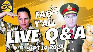 Meat Based FAQ Time - !!! LIVE Q & A Sept 14, 2024