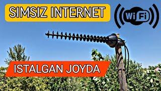 simsiz internet simsiz wifi aloqa sifati past bo'lgan joylar uchun #wifi #internet #4g