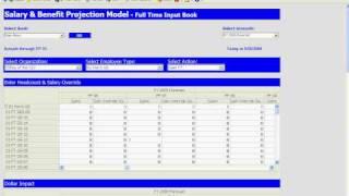 Salary and Benefit Projection Model