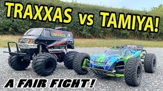 Tamiya Lunch Box vs Traxxas Rustler 4x4 VXL - A Fair Fight?