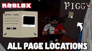 How To Find All Pages From Roblox Piggy Book 1 Chapter 5 (School) | Dr Mo Gaming 2021