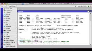 Mikrotik Firewall Address lists with IP addresses of various countries