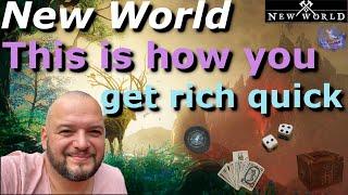  New World - This is how you get rich quick  German / Deutsch