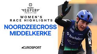 WHAT A WAY TO END THE SEASON!  | 2025 Superprestige Middelkerke Noordzeecross Women's Highlights