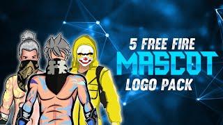 Top 5 Free Fire | Mascot Logo Pack | Glipy GFX