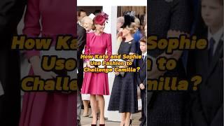 Kate and Sophie have been sharing a wardrobe, and that's their fashion weapon against Camilla!