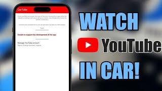 How to Watch YouTube in Car with CarTube  Apple CarPlay/ Android Auto 2025