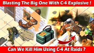 BLASTING The Big One With C-4 Explosive (Can We Kill Him)? Last Day On Earth Survival