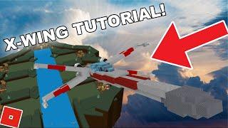 How to make the X-WING in ROBLOX Build a Boat!