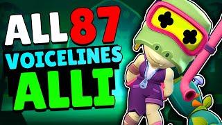 All 87 Alli Voicelines | New Mythic Brawler #katanakingdom