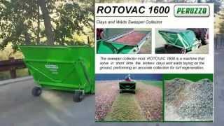 Kehrmaschine mit Aufnahme mod. ROTOVAC 1600 - PERUZZO Srl