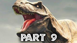 Jurassic World Evolution Gameplay Walkthrough Part 9 - THE JURASSIC WORLD ISLAND & T-REX FOSSIL