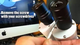 Microscope Expert - Attaching Your MD35, MD130, MD200 Camera onto your SE Series Microscope