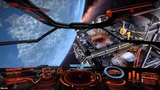 Elite: Dangerous . Посадка на станцию .