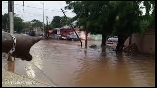 Danger à Randoulène Thiès: Des fils électriques tombés dans l'eau de pluie affolent les riverains