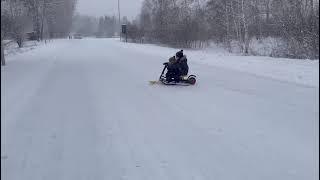 Снегокат электрический с мотором в Красноярске в наличии