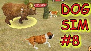 DogSim #8. Босс Медведь и Злая Корова. Играю онлайн с подписчицей. Прохождение Дог Сим