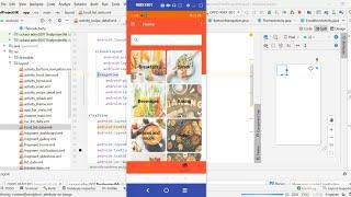 Food Application in Android Studio Java/Kotlin, Recipe's App, restaurant app firebase/mysql database