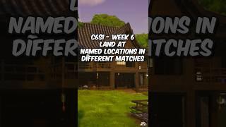 Land at Named Locations in different matches (C6S1) #fortnite #chapter6season1 #flipartz