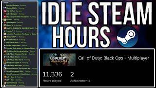 How To Boost/Farm Steam Hours (10,000 Hours a WEEK) - Idle 30 Steam Games [Working 2024]