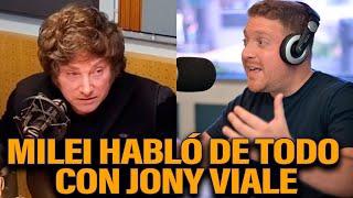 MILEI HABLÓ DE TODO CON JONY VIALE EN RADIO RIVADAVIA | URGENTE MILEI