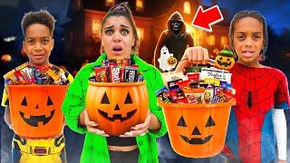 A STALKER FOLLOWED US ON HALLOWEEN NIGHT **TRICK OR TREAT**