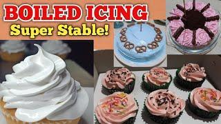 Super Stable Boiled Icing for Beginners | Mga Tips Para Iwas Palpak | Sangkap Sarap Channel