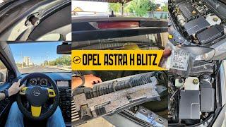 Заміна порогу та упорів багажника, стоп сигналу. Кришка акумулятора. Opel Astra H BLITZ