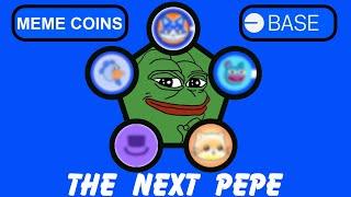 Base Ecosystem's Top 5 Meme Coins: One Will Make Pepe Look Small! Discover the Future BASE Mascot!