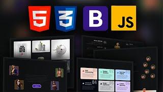 How To Make Website Using HTML CSS | HTML CSS JS Course step by step tutorial