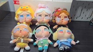 POPMART CRYBABY Crying Again Series Vinyl Face Plush Blind Box Unboxing Pop Mart Keychain | Caiteu08