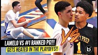 LaMelo Ball vs #1 RANKED PG GETS HEATED!!! Melo Gets TESTED!?!? Spire ANOTHER FIGHT!?