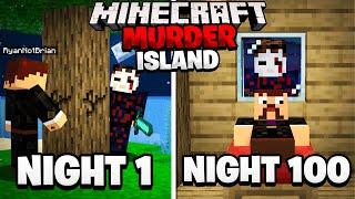 Surviving 100 Nights on a Minecraft Murder Island.. here's what happened