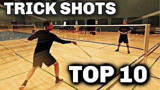 TOP 10 BADMINTON TRICK SHOTS - 2020 edition