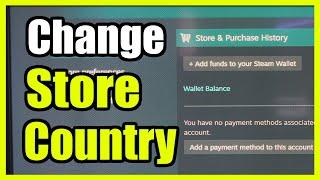 How to Change the Store Country or Region in STEAM (Steam Tutorial)