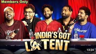 INDIA'S GOT LATENT / Badshah, Siddhant Chaturvedi | Samay Raina