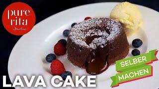  Chocolate Lava Cake – der leckerste Schokokuchen der Welt mit flüssigem Kern