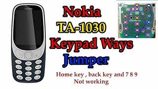 Nokia 230 Rm-1172 keypad 789 not working problem solution