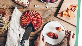 Pflaumentarte | Plum Tart | Living The Healthy Choice