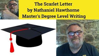  Analysis of an extract from The Scarlet Letter by Nathaniel Hawthorne  - Master's Degree Level