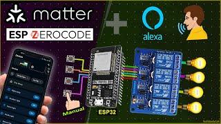 Control Multiple Relays with MATTER Protocol using ESP32 & ESPZerocode | IoT Projects