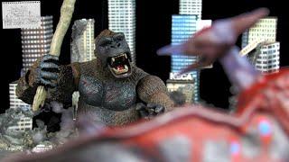 NECA Ultimate King Kong (1933) - Skull Island Deluxe Dinosaur Kaiju Figure Review