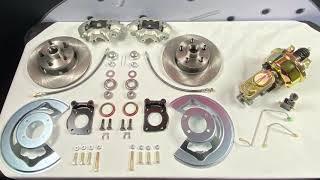 Power Disc Brake Conversion Kit for 64.5-66 Ford Mustang with an Automatic Transmission