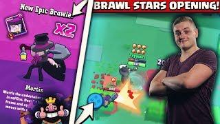 NEW SUPERCELL GAME! | BRAWL STARS 50 CHEST OPENING! MAXED EPIC CARD GAMEPLAY! | Brawl Stars Deutsch